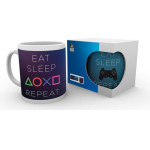 PLAYSTATION - EAT SLEEP PLAY REPEAT MUG (MG1064)