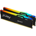 Kingston 64GB 6000MT/s DDR5 Dim Fury Bst Rgb Expo - (KF560C36BBEAK2-64)
