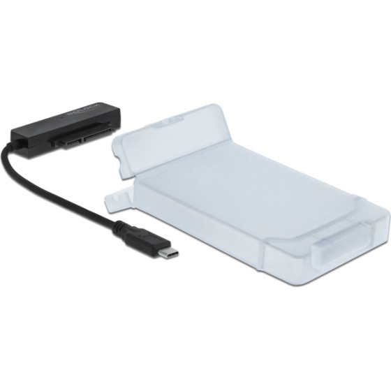 DeLock ���������� USB-C �� Sata �� ���� ��� 2.5'' HDD/SSD, 6GBps - (64084)