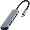 Gembird USB3 HUB, 1USb 3.0, 2XUsb 2.0, Card Reader - (UHB-CM-CRU3P1U2P2-01)