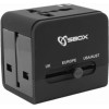 Sbox Universal Travel Adapter & Usb Charger - (TA-23)
