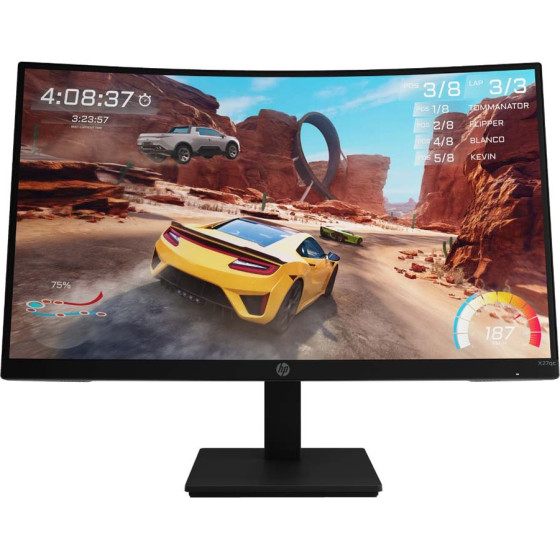 HP X27qc Qhd Gaming Monitor 27'' - (32H02E9)