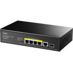 Cudy PoE+ Switch 5-Port PoE+, 1x SFP, 120W, V1.0 - (GS1005PTS1)