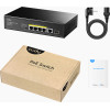 Cudy PoE+ Switch 5-Port PoE+, 1x SFP, 120W, V1.0 - (GS1005PTS1)