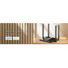 Cudy Router 4G LTE, AC1200 Dual Band, 4x Ethernet ports, V2.0 - (LT500D)