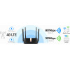 Cudy Router 4G LTE, AC1200 Dual Band, 4x Ethernet ports, V2.0 - (LT500D)