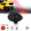 GloboStar E9 Mark Forklift Safety Lights - ���� �������������� & ������������ ��������� ��� ���������� - ����� Led 8W Dc 9-80V ��������� IP67 ������� �14.5 x �11.5 x �8cm - (85424)