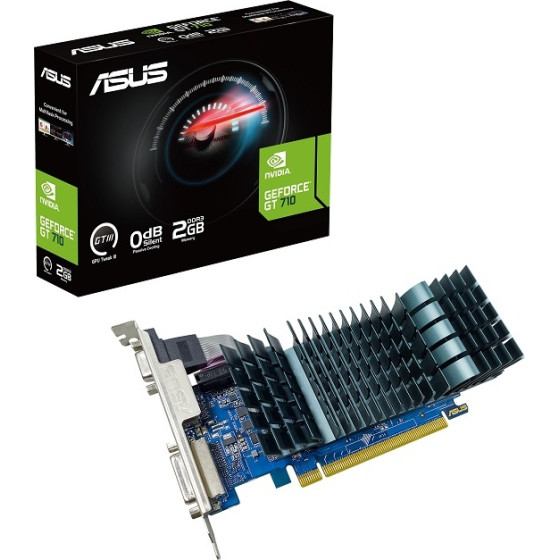 Asus GT710-SL-2GD3-BRK-EVO, 2048MB, DDR3 - (90YV0I70-M0NA00)