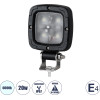 GloboStar E4 Mark Vehicle & Forklift Work Lights - ���� �������� ��� ������� ���������� - ����� Led 20W Dc 10-30V ��������� IP67 ����� ����� 6000K �14 x �9.5 x �3cm - (85427)