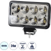 GloboStar Vehicle & Forklift Work Lights - ���� �������� ��� ������� ���������� - ����� Led 24W Dc 9-80V ��������� IP67 ����� ����� 6000K �15.5 x �9 x �5.5cm - (85419)