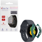 Volte-Tel Tempered Glass Samsung Watch 5 44mm 1.4'' 9H 0.30mm Pc Edge Cover With Key 3D Full Glue Full Cover GREEN - (5205308325755)