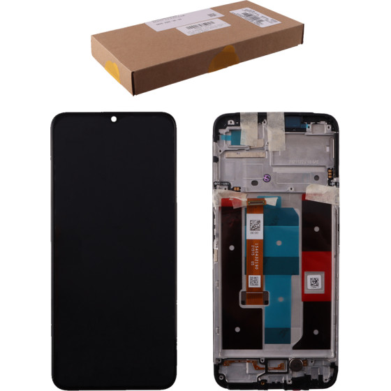 Realme C35 ����� + Touch Screen + Lens + Frame Black Original Service Pack - (4130056)