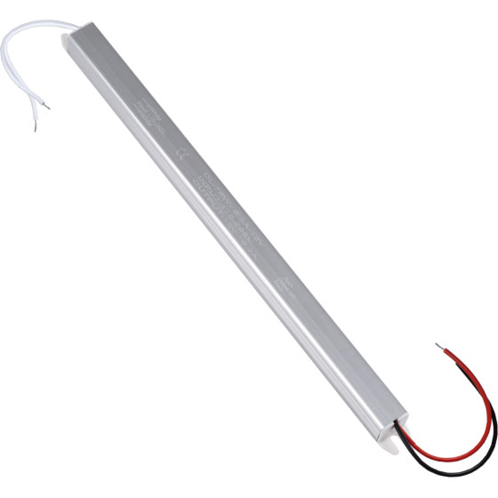 GloboStar ��������� ����������� PELV Ultra Slim ��� �������� LED 75W 6.25A - AC 220-240V �� DC 12V - IP20 L31 x W1.8 x H1.8cm - 3 Years Warranty - (73025)
