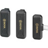 BOYA 2,4GHz Mobile wireless mic For IOS iPhone (2 transmitters, two person vlog) - (BY-WM3T2-D2)