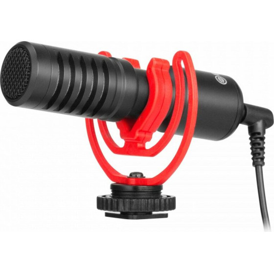 BOYA shotgun mic Universal Mini Shotgun Mic 3.5mm for camera, phone, laptop improved signal - (BY-MM1+)