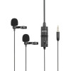 BOYA wired mic Dual Lavalier Microphone - (BY-M1DM)