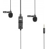 BOYA wired mic Dual Lavalier Microphone - (BY-M1DM)