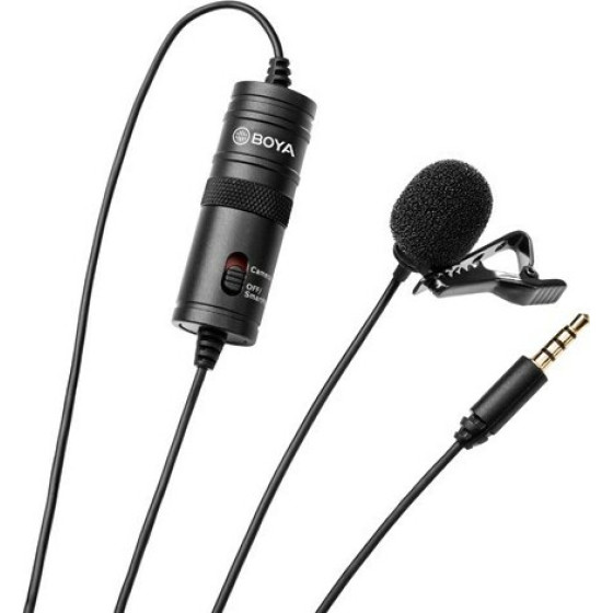 BOYA wired mic Universal Lavalier Microphone - (BY-M1)