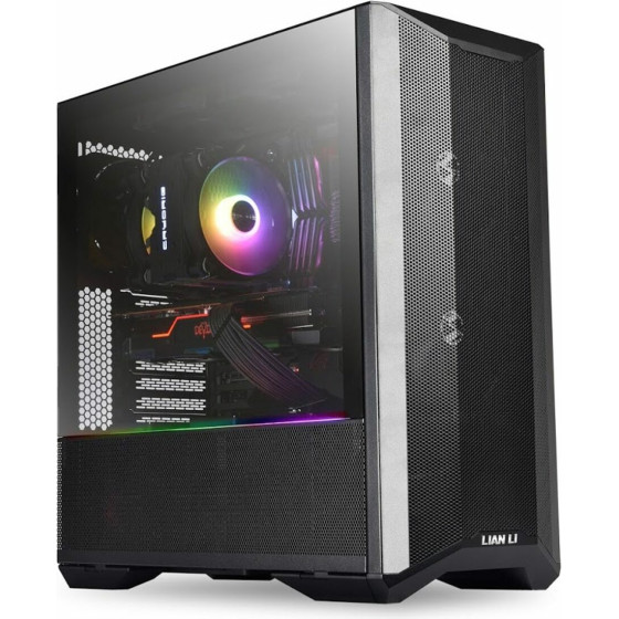 Lian Li Lancool II Mesh Performance Black - (2x 140mm PWM front, 1x 120mm PWM rear) PC Case - (G99.LAN2MPX.50)