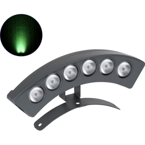GloboStar TREELIGHT-Plante ����� ����� �������� Wall Washer ������ ��� ���� - ������ Led 6W 600lm 15� Dc 24V ��������� IP67 �17.5 x �4.5 x �8cm ������� - ���� ������� - 3 Years Warranty - (90458)