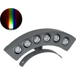 GloboStar TREELIGHT-Plante ����� ����� �������� Wall Washer ������ ��� ���� - ������ Led 6W 630lm 15� Dc 24V ��������� IP67 �18 x �3.7 x �7.5cm Rgbw DMX512 - ���� ������� - 3 Years Warranty - (90459)