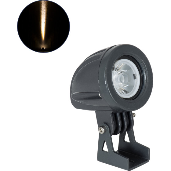 GloboStar TREELIGHT-Treedita ���� �������� ������ ��� ���� - ������ Led 3W 330lm 8� Dc 24V ��������� IP67 �5.7 x �6.5 x �9.8cm ����� ����� 2700K - ���� ������� - 3 Years Warranty - (90474)