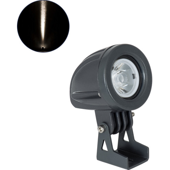 GloboStar TREELIGHT-Treedita ���� �������� ������ ��� ���� - ������ Led 3W 345lm 8� Dc 24V ��������� IP67 �5.7 x �6.5 x �9.8cm ������ ����� 4500K - ���� ������� - 3 Years Warranty - (90475)