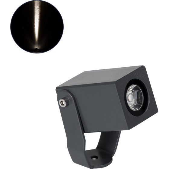 GloboStar TREELIGHT-Treemaro ���� �������� ������ ��� ���� - ������ Led 3W 345lm 8� Dc 24V ��������� IP67 �3.5 x �6.4 x �10cm ������ ����� 4500K - ���� ������� - 3 Years Warranty - (90473)