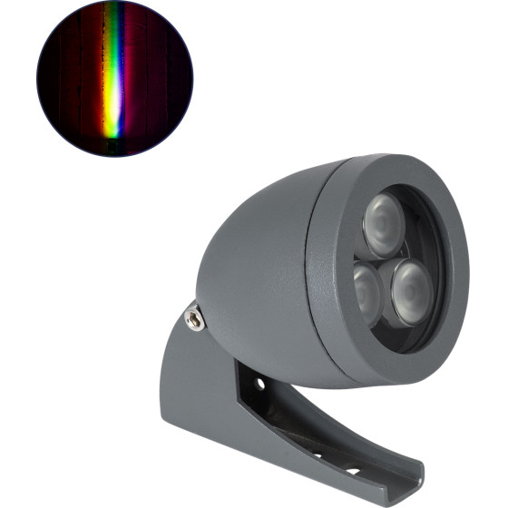 GloboStar TREELIGHT-Treespo ���� �������� ������ ��� ���� - ������ Led 6W 630lm 15� Dc 24V ��������� IP67 �6.6 x �9 x �12cm Rgbw DMX512 - ���� ������� - 3 Years Warranty - (90467)