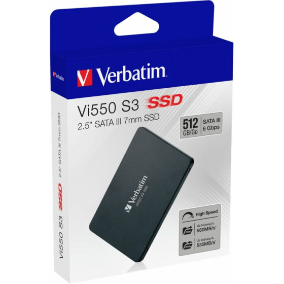 Verbatim ���������� ������� ������ Verbatim VI550 S3 2.5'' Ssd 512GB - (49352)