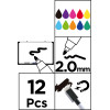 MP ����������� ���������� ����������� ����� ����� 2mm, 12��� - (PE128-03)