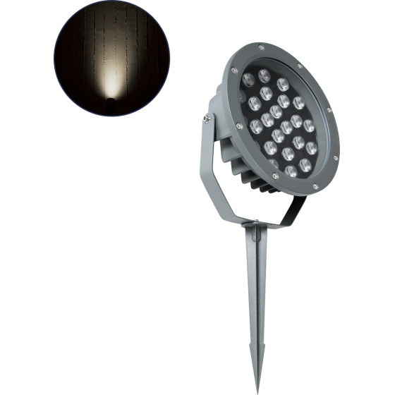 GloboStar TREELIGHT-Riva ���� �������� ������ ��� ���� - ������ �� ���� ����� / ������� Led 24W 2280lm 10� Dc 24V ��������� IP67 �20.5 x �6.5cm ������ ����� 4500K - ���� ������� - 3 Years Warranty - (90365)