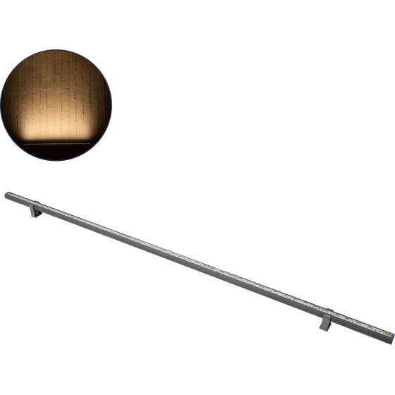 GloboStar WASHER-Stellar ����� �������� Ultra Slim Wall Washer Led 12W 1080lm 30� Dc 24V ��������� IP67 �100 x �2 x �1.8cm ����� ����� 2700K - ���� ������� - 3 Years Warranty - (90575)