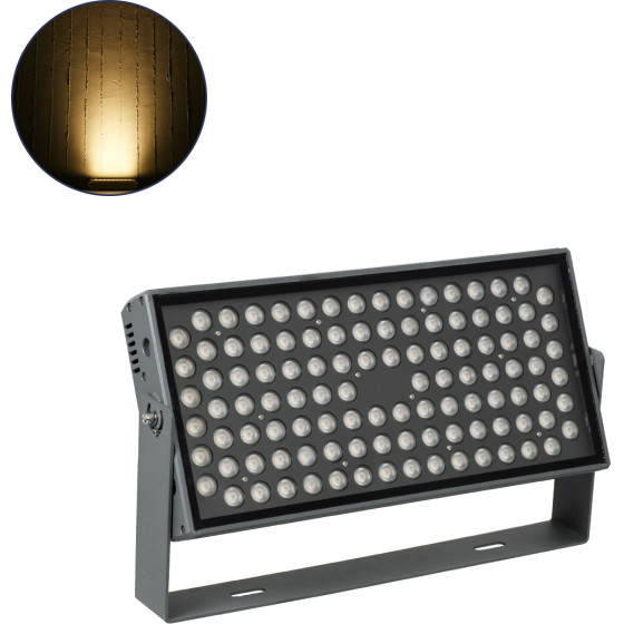 GloboStar FLOOD-Zana ��������� Wall Washer ��� ������� ������� Led 100W 9000lm 30� Dc 24V ��������� IP65 �45.5 x �28 x �10cm ����� ����� 2700K - ���� ������� - 3 Years Warranty - (90558)