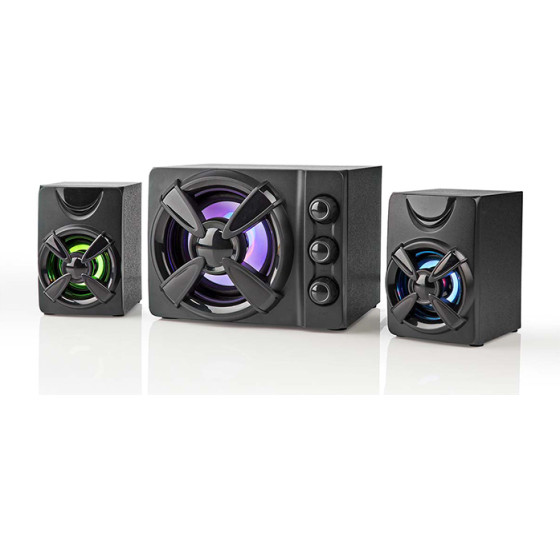 Nedis GSPR31021BK Gaming Speaker Usb Powered 3.5mm Male 33W