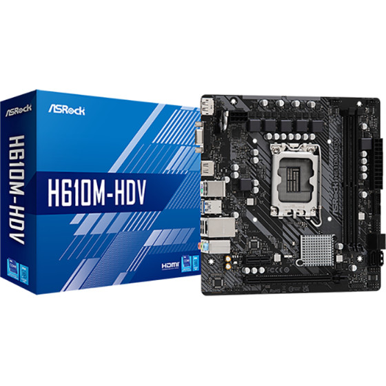 Asrock H610M-HDV - (90-MXBHS0-A0UAYZ)