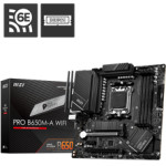 MSI Mb Pro B650M-A WIFI, Socket Amd AM5, Cs Amd B650, 4 Dimm Sockets DDR5, HDMI/DP, Lan 2,5G, WIFI, MICRO-ATX, 3YW. - (911-7D77-001)