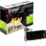 MSI Vga PCI-E Nvidia Gf Gt 730 (N730K-2GD3H/LPV1), 2GB/64BIt DDR3, 15PIn DSUB/Dl DVI-D/HDMI, 1 Slot HEATSINK, 3YW. - (912-V809-4028)