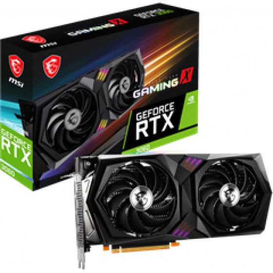 MSI Vga PCI-E Nvidia Gf Rtx 3060 Gaming X 12G, 12GB/192BIT, GDDR6, HDMI/3x Display PORT, 2 Slot FANSINK, 3YW. - (912-V397-688)