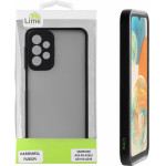 Lime ���� Samsung A23 4G A235/A23 5G A236 6.6'' Hardshell Fusion Full Camera Protection Black With Red KEYS