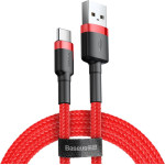 Baseus Cafule Braided Usb 2.0 Cable USB-C Male - USB-A Male ������� 0.5m (BASCATKLF-A09) - (CATKLF-A09)