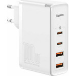 Baseus ��������� ����� ������� �� 2 ����� USB-A ��� 2 ����� USB-C 100W Quick Charge 4+ ������ - (CCGAN2P-L02)
