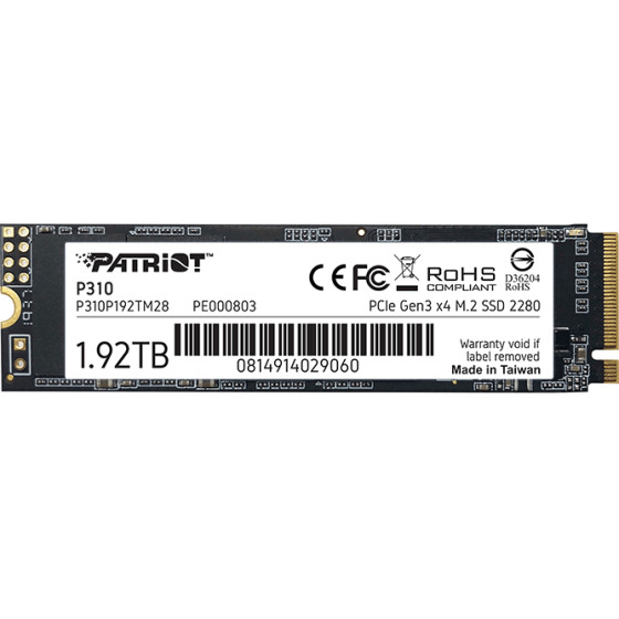 Patriot NVMe 1.3 1.92TB SSD - (P310P192TM28)