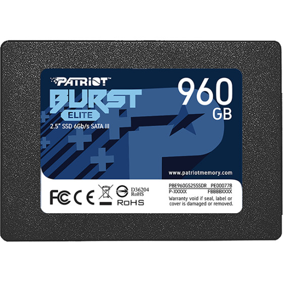 Patriot Burst Elite 960GB - (PBE960GS25SSDR)