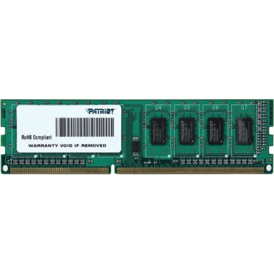 Patriot DDR3 Non-ECC Unbuffered 4GB - (PSD34G133381)