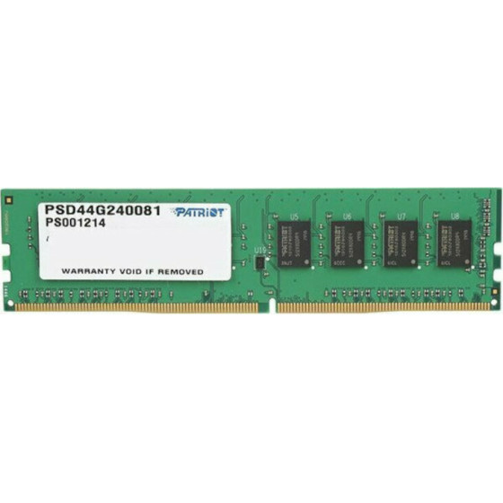 Patriot DDR4 Non-ECC unbuffered 4GB- (PSD44G240081)