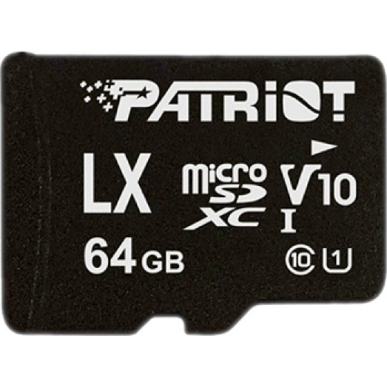 Patriot LX microSD 64GB - (PSF64GMDC10)