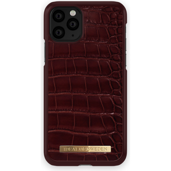 Ideal Of Sweden ���� Fashion Saffiano Iphone 11 Pro Claret Croco - (IDFCSADC19-I1958-100)