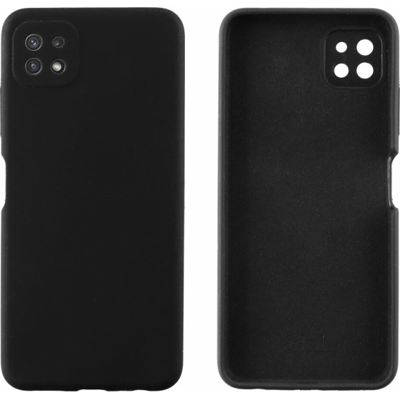 IDOL 1991 ���� SAMSUNG A22 5G A226 6.6 VELVET ELITE TPU 4 SIDE FULL CAMERA PROTECTION BLACK