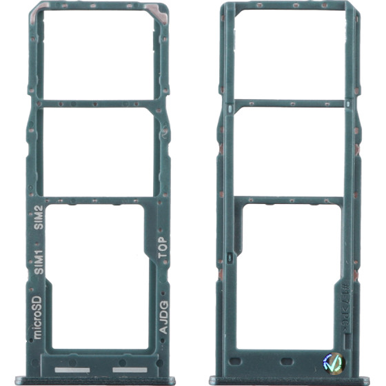 Samsung A04S A047 Dual Sim Card Holder Green Original Service Pack - (GH98-47703C)